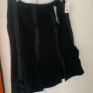 Philippe Adec Paris Womens size 8 black Vintage Wool Blend‎ NWT